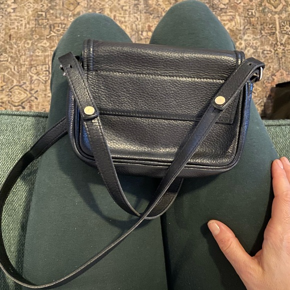 Longchamp Black Leather Crossbody Bag - Picture 6 of 6